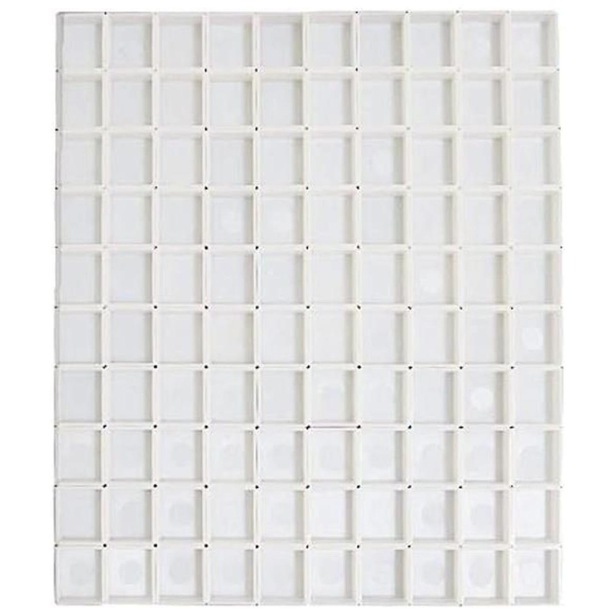 FCLUB Paleta de pintura de plástico blanco para acuarela