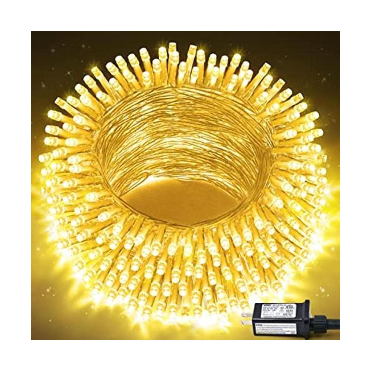JMEXSUSS Guirnalda de 100 luces LED impermeable de 33