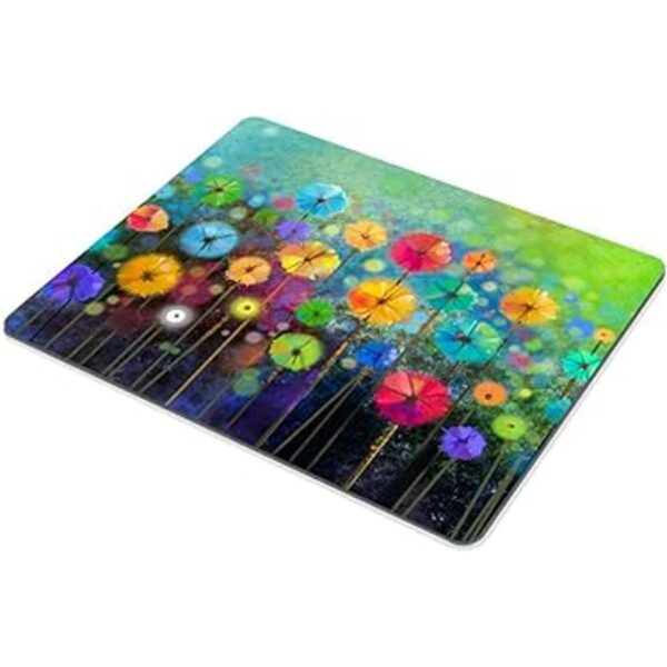 Smooffly Alfombrilla de ratón con diseño floral de_3