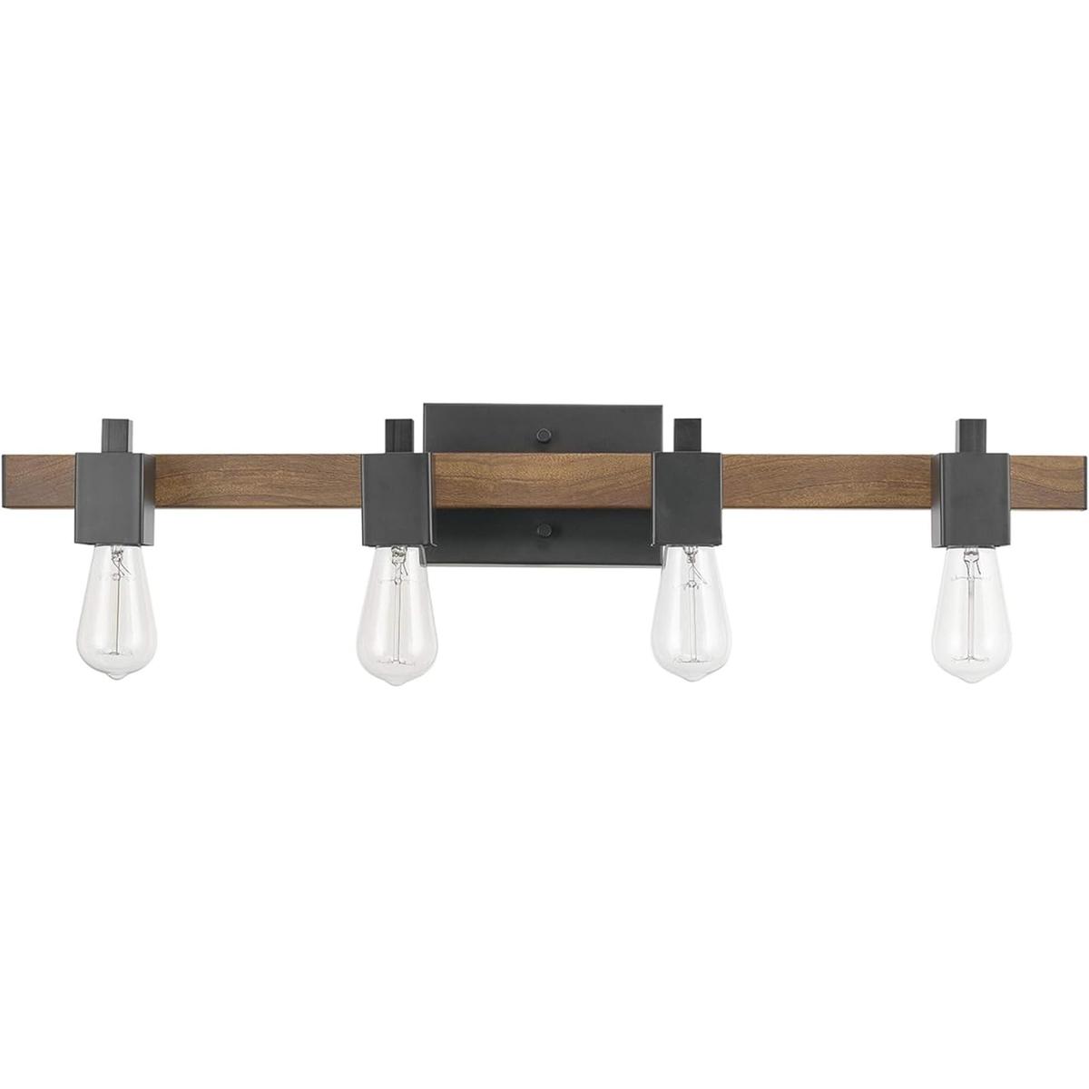 Globe Electric Phoenix Luz de tocador de 4 luces color