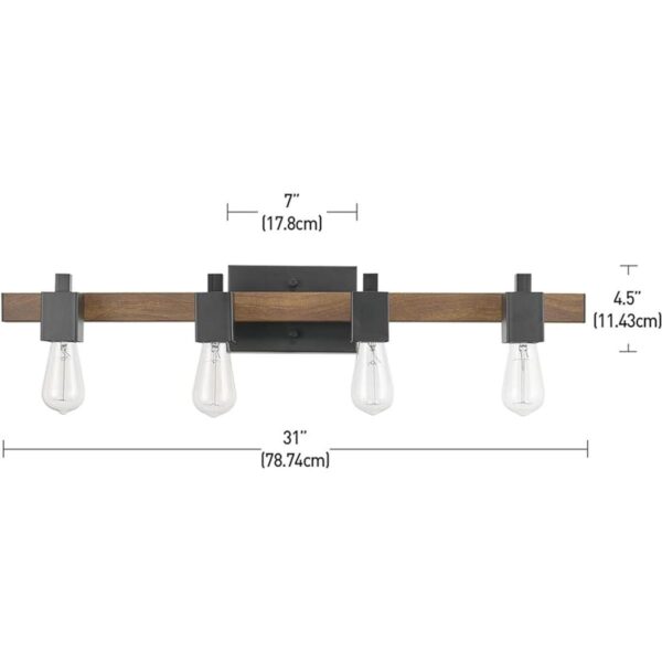 Globe Electric Phoenix Luz de tocador de 4 luces color_4