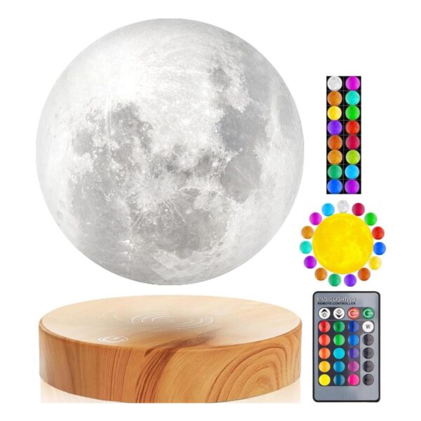 VGAzer Lámpara LED de luna de levitación giratoria con_1