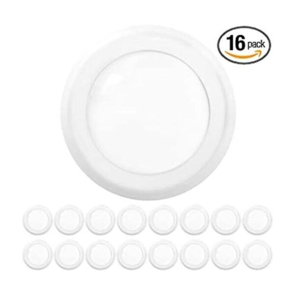 Sunco Lighting Paquete de 16 luces LED de disco de 56_1