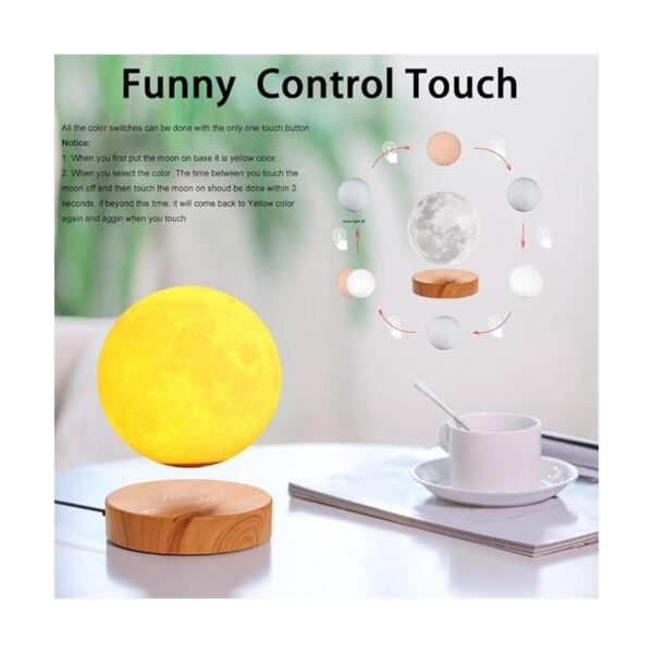 VGAzer Lámpara LED de luna de levitación giratoria con_2
