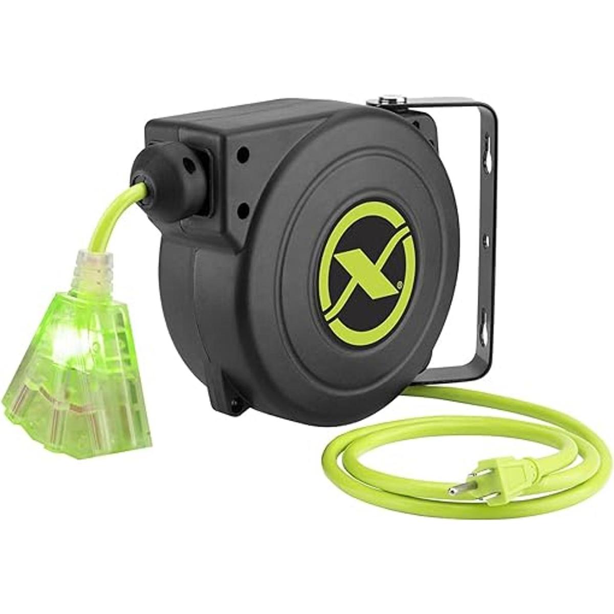 Flexzilla Extensión retráctil 163 AWG 25 carrete de