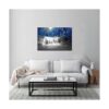 Nachic Wall Forest Pictures Lienzo impreso en blanco y_3