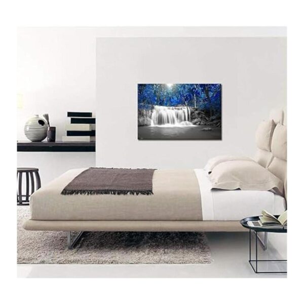 Nachic Wall Forest Pictures Lienzo impreso en blanco y_4