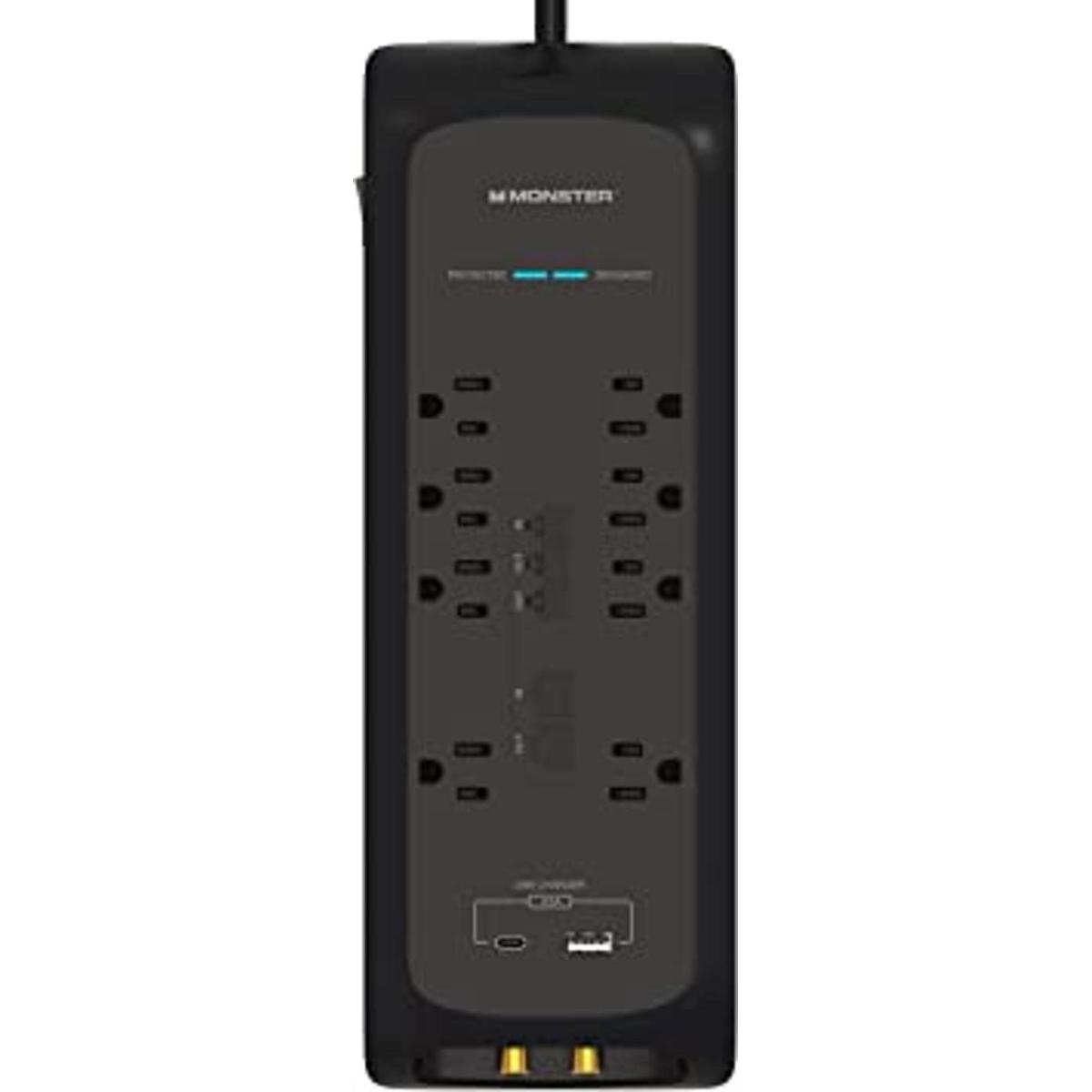 Monster Protector de sobretensiones con puertos USB