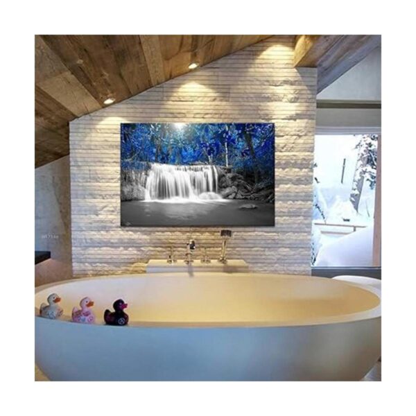 Nachic Wall Forest Pictures Lienzo impreso en blanco y_5