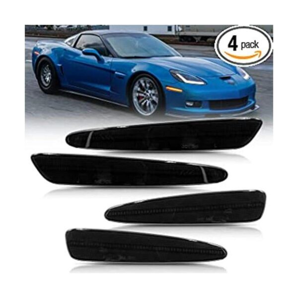 NSLUMO Luces LED laterales para Chevy Corvette C6 Z06 ZR1_1