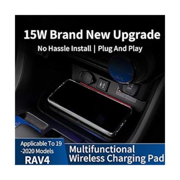 Soporte de cargador inalámbrico para automóvil compatible_3