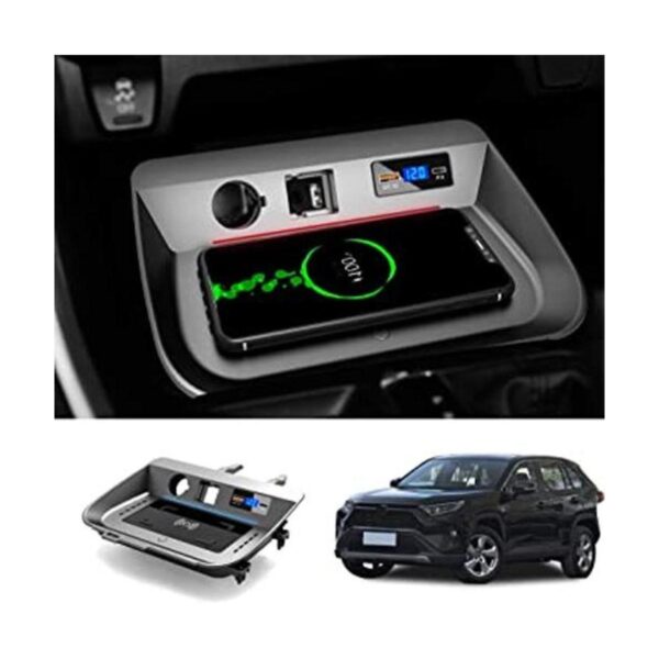 Soporte de cargador inalámbrico para automóvil compatible_1