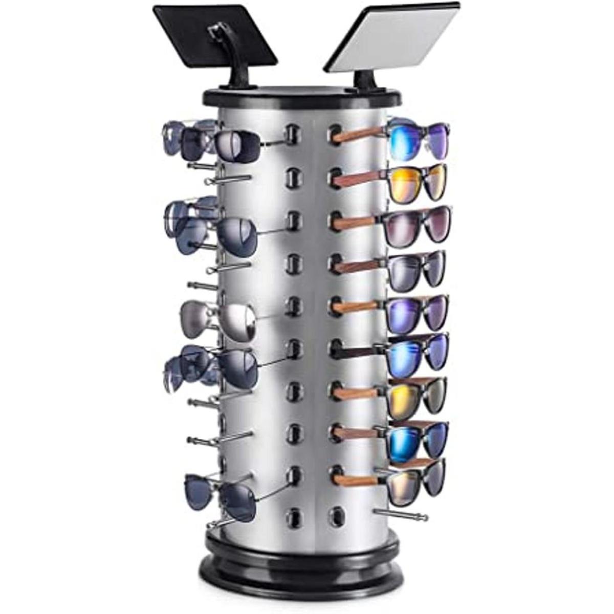 APL Display Soporte giratorio con espejo para gafas de