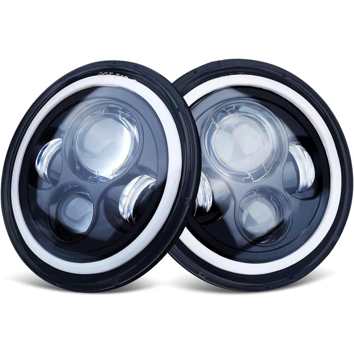 KASLIGHT H6024 Faros delanteros LED redondos de 7