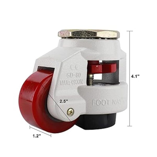 Homend 4 ruedas de nivelación GD60F ruedas de nivelación_2