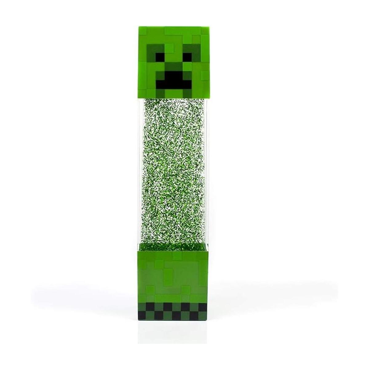 Minecraft Creeper Luz de movimiento con purpurina