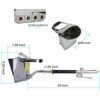 Ouya Pistola neumática de mortero de cemento con cubierta_3