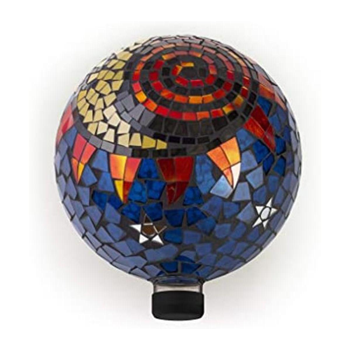 Alpine Corporation HGY120 Globo de mosaico de sol y luna