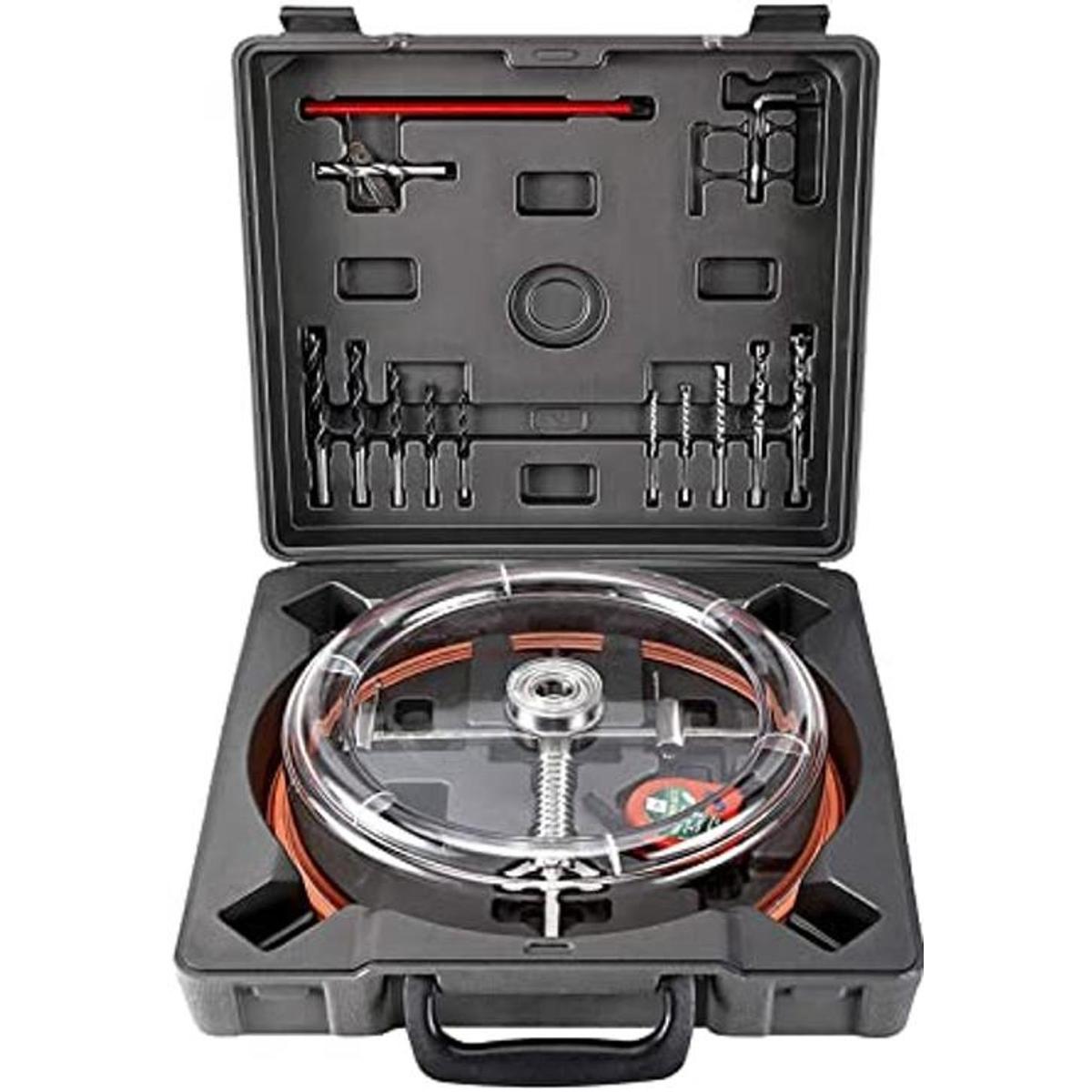 Toolly Kit de cortador de sierra de agujero ajustable de