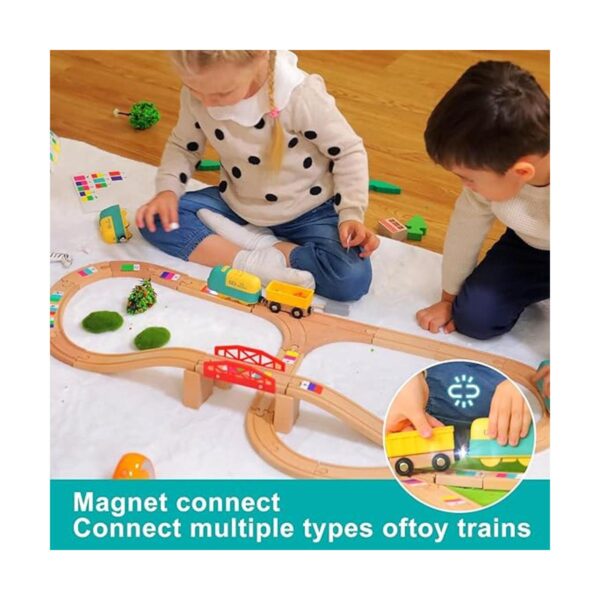 Robobloq Juego de tren inteligente STEM juguete educativo_4