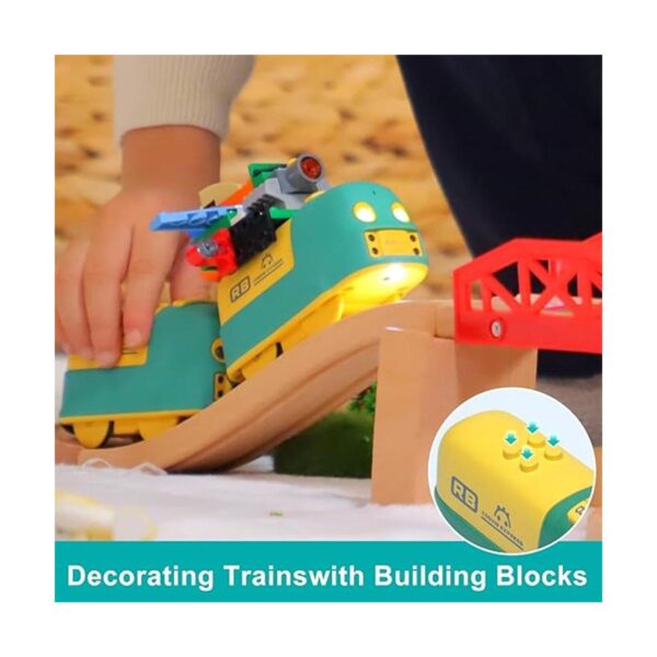 Robobloq Juego de tren inteligente STEM juguete educativo_5
