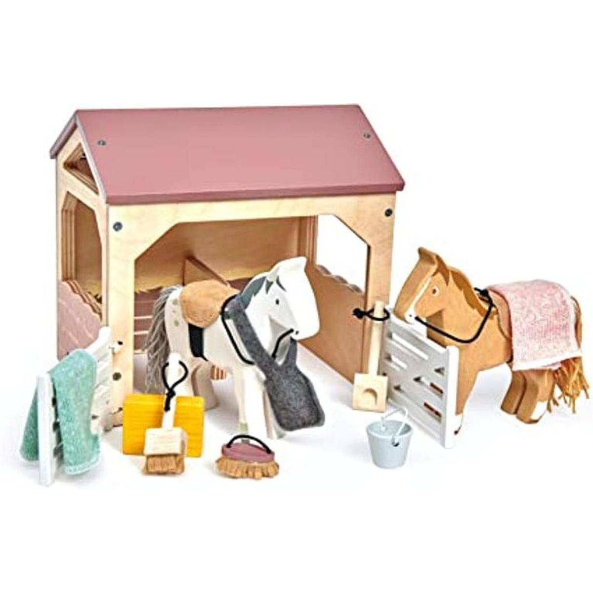 Tender Leaf Toys The Stables Juego imaginativo con