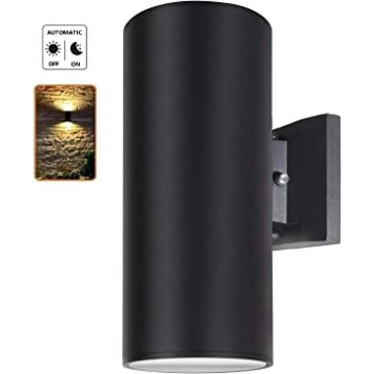 Dusk to Dawn Sensor Outdoor Wall Sconce ZUUKOLE Exterior