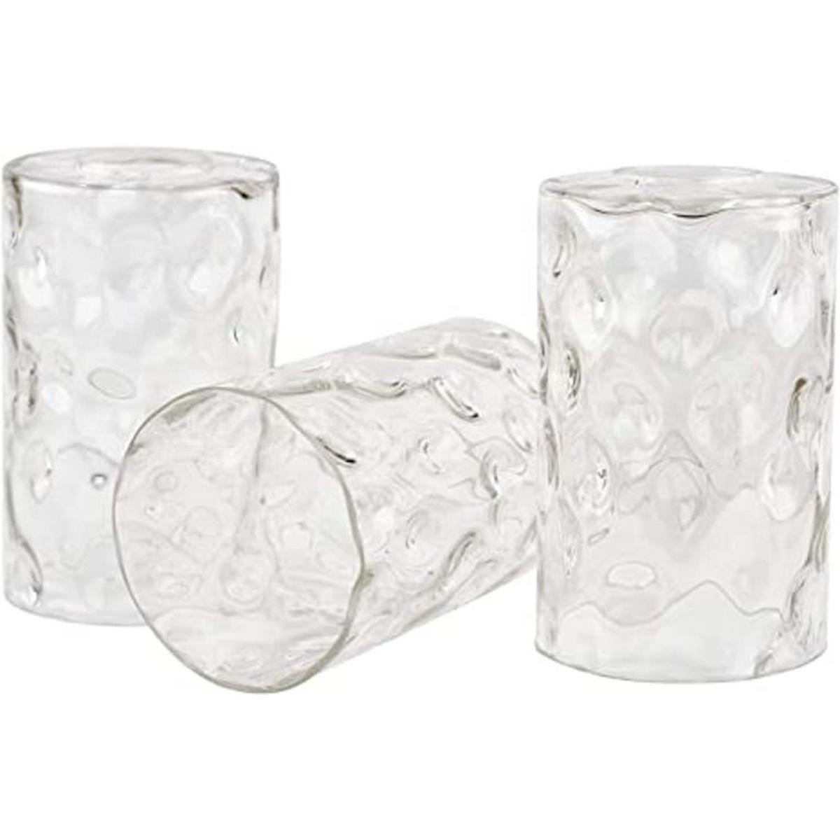 Kira Home Armada II Persianas de vidrio de 6.5 pulgadas