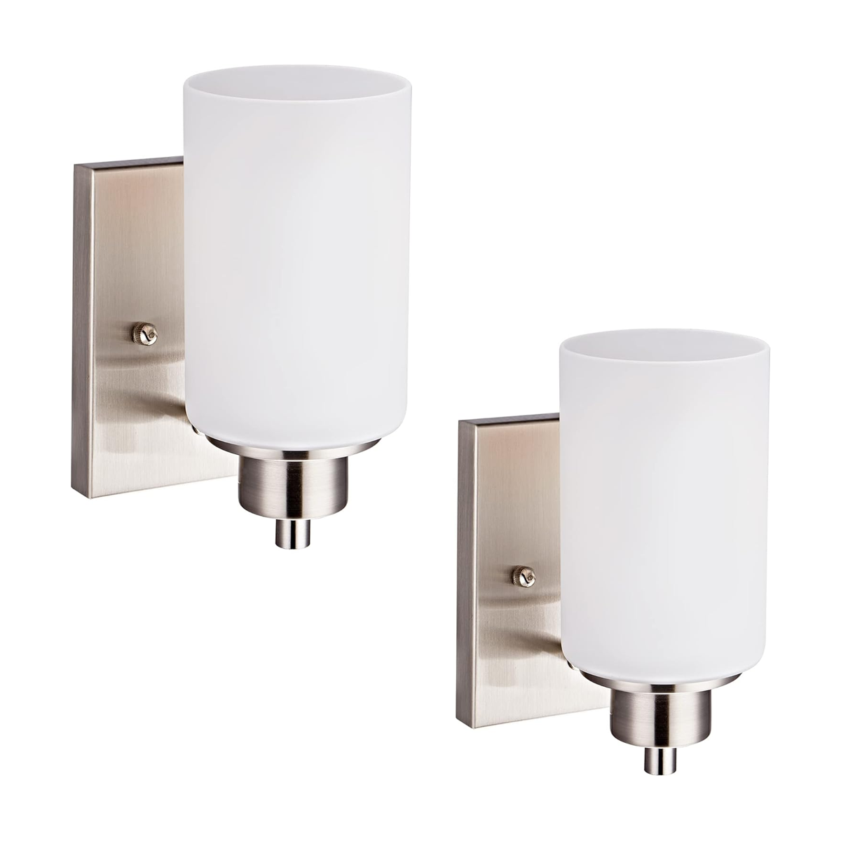 Paquete de 2 lámparas modernas para tocador de baño 1