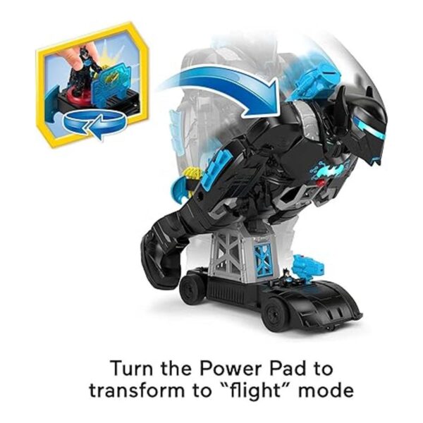 Imaginext DC Super Friends Juguete de Batman 2 en 1 robot_3