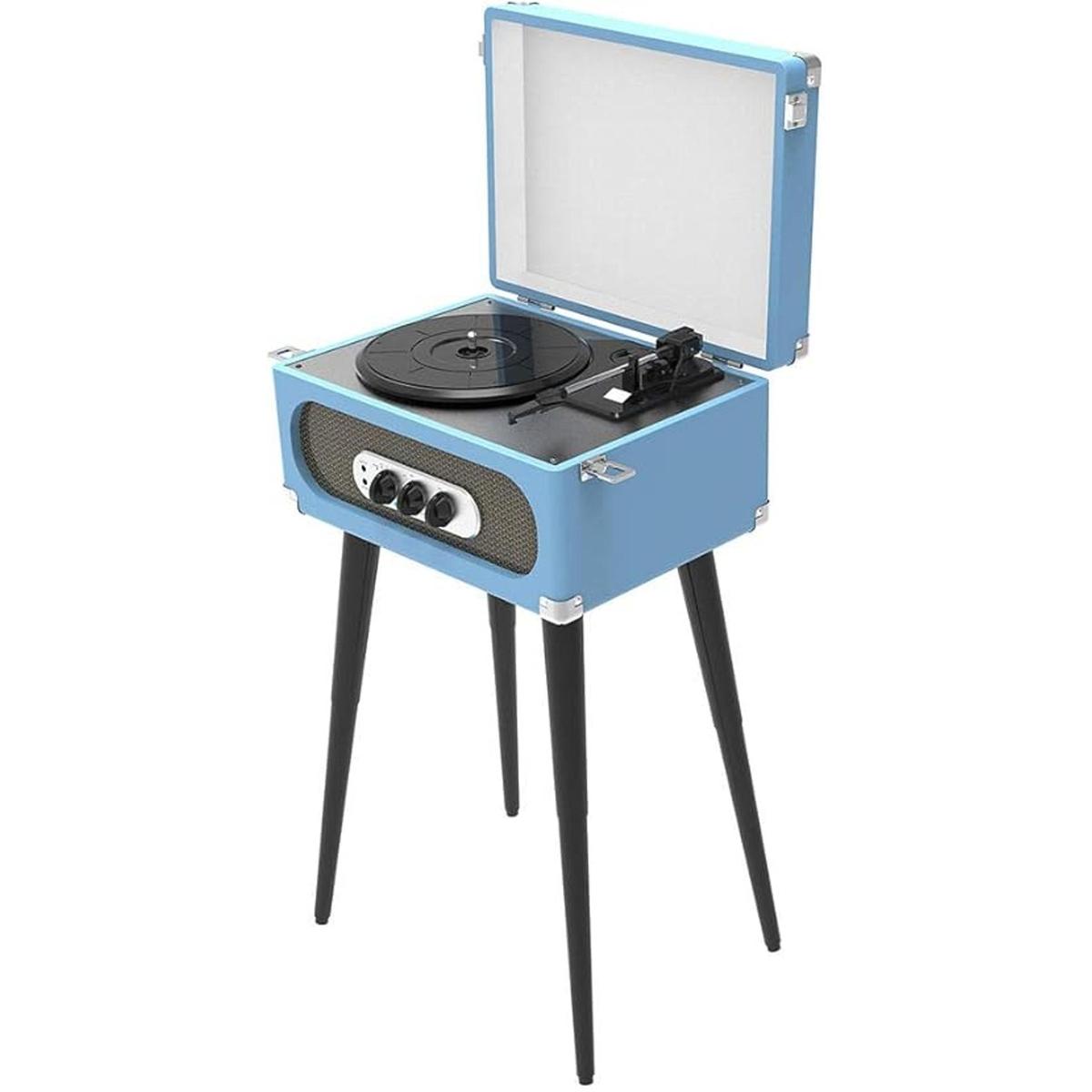 SYLVANIA SRC894BLUE Tocadiscos retro Bluetooth con