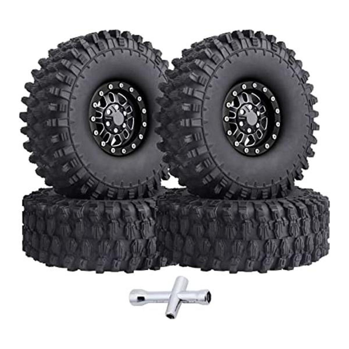 AllinRC Ruedas y neumáticos Beadlock de 1.9 pulgadas