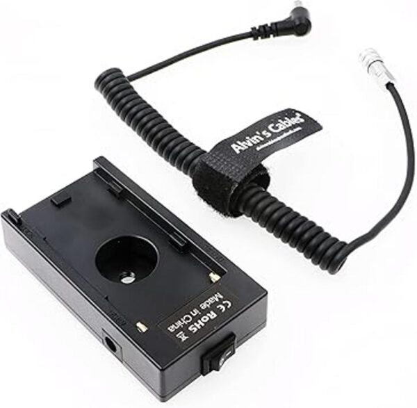 NPF970 Cable adaptador de corriente para BMPCC 4K 6K_2