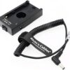 NPF970 Cable adaptador de corriente para BMPCC 4K 6K_3