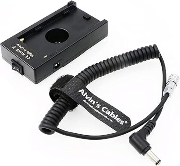 NPF970 Cable adaptador de corriente para BMPCC 4K 6K_3