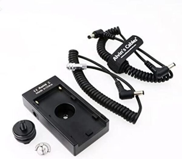 NPF970 Cable adaptador de corriente para BMPCC 4K 6K_1