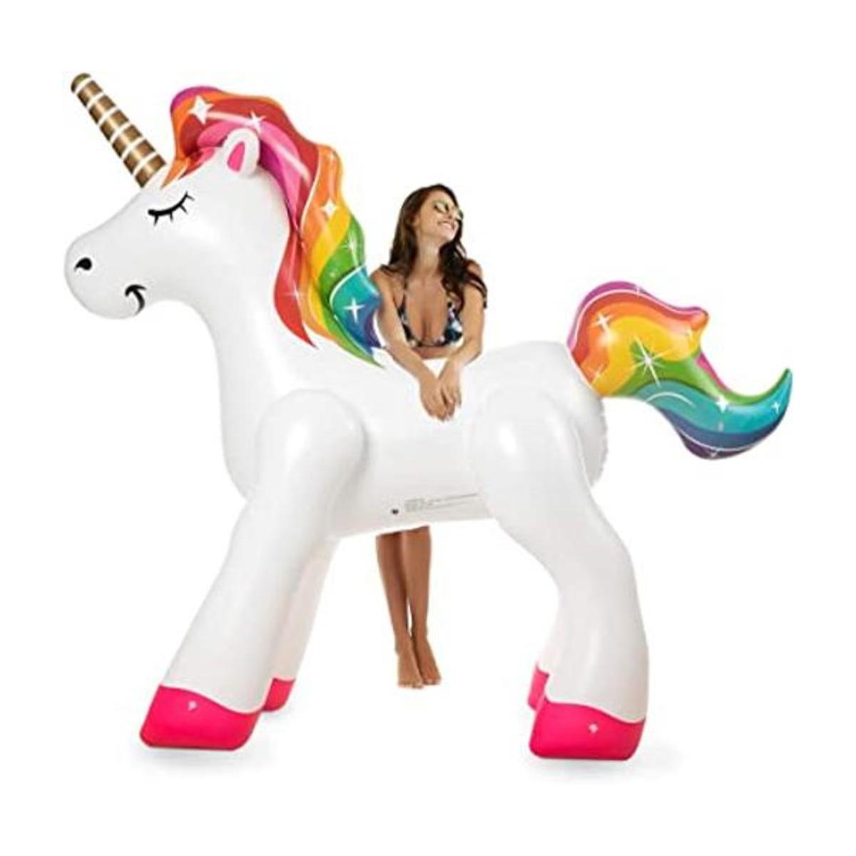 VICKEA Inflatable Sprinkler for Summer Party Fun Rainbow
