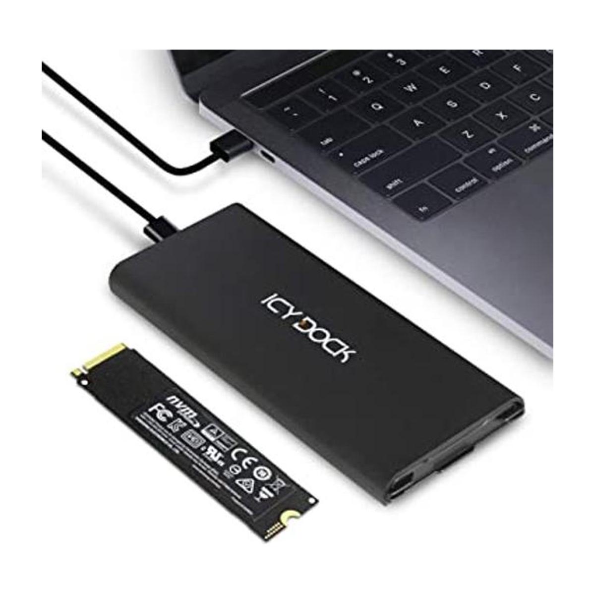 ICY DOCK M.2 NVMe a USB 3.2 Gen 2 10Gbps Adaptador de
