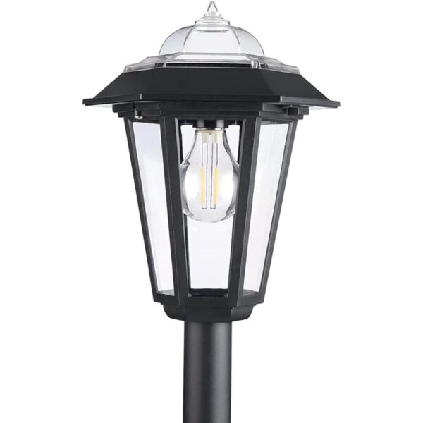 Lámpara solar Kemeco ST6261SS4 LED 2 modos de luz de calle_2