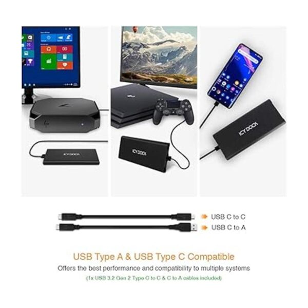 ICY DOCK M.2 NVMe a USB 3.2 Gen 2 10Gbps Adaptador de_4
