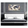Arte de pared con mapa del mundo arte enmarcado para_3