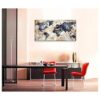 Arte de pared con mapa del mundo arte enmarcado para_6