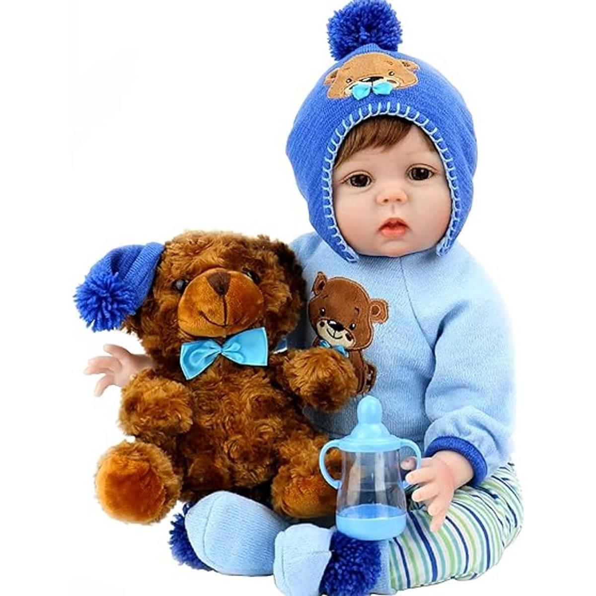 Aori Muñecas Reborn de bebé niño de 22 pulgadas realista