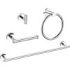 MARMOLUX ACC Juego de accesorios de baño toalleros de 4_1