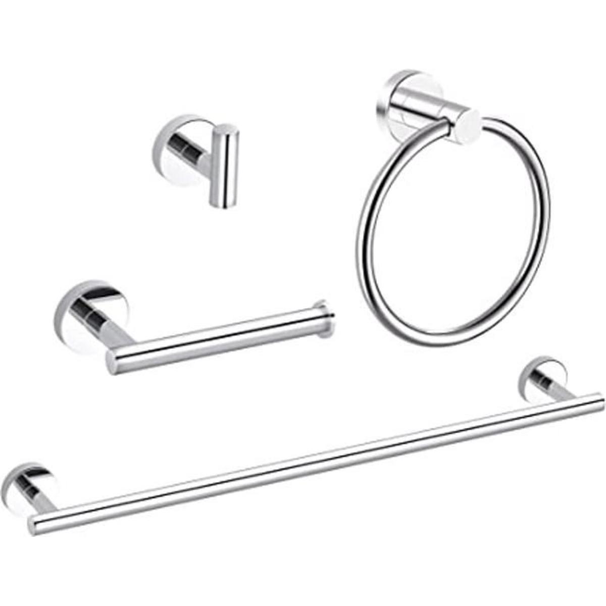MARMOLUX ACC Juego de accesorios de baño toalleros de 4