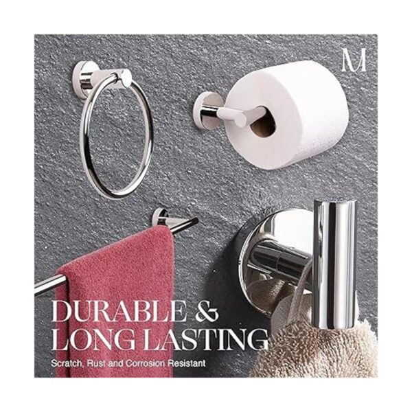 MARMOLUX ACC Juego de accesorios de baño toalleros de 4_2