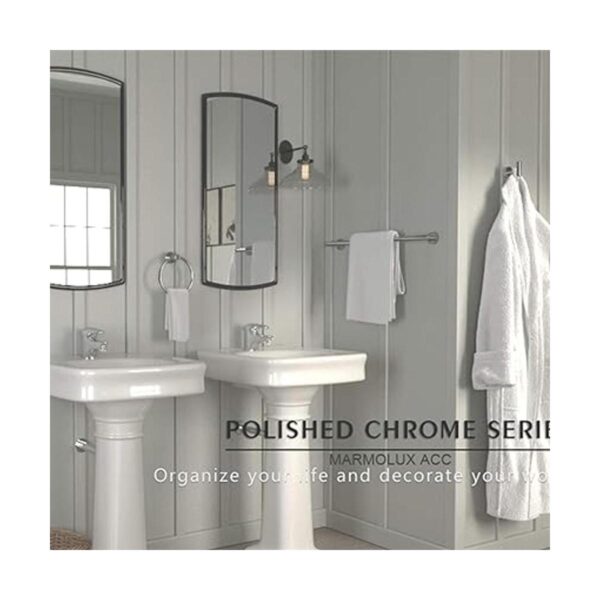 MARMOLUX ACC Juego de accesorios de baño toalleros de 4_5