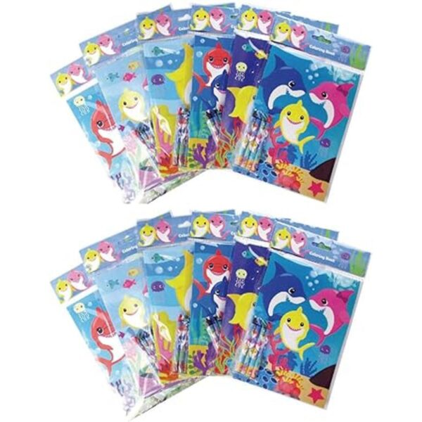 Tiny Mills Shark Family Juego de 108 recuerdos surtidos_5