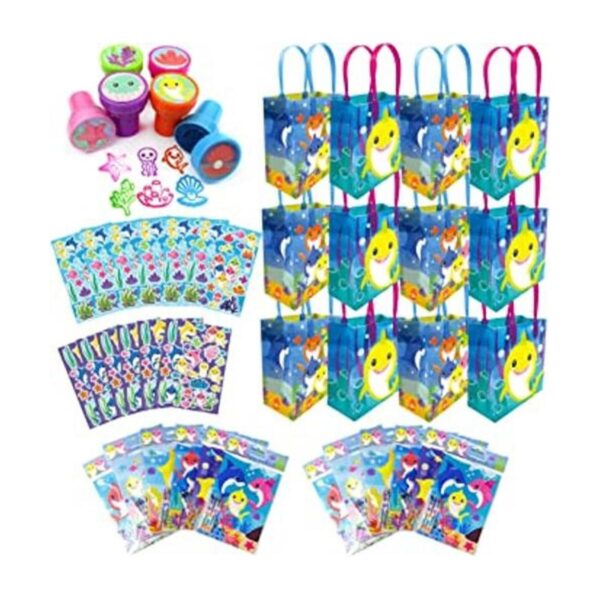 Tiny Mills Shark Family Juego de 108 recuerdos surtidos_1