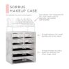 Sorbus Luxe Marble Estuche de almacenamiento de_2